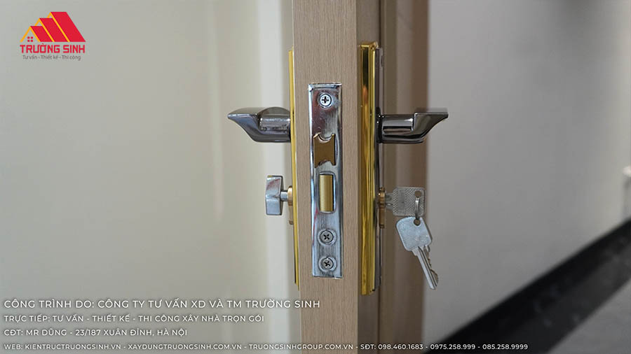 Bộ khóa cửa nhựa Composite
